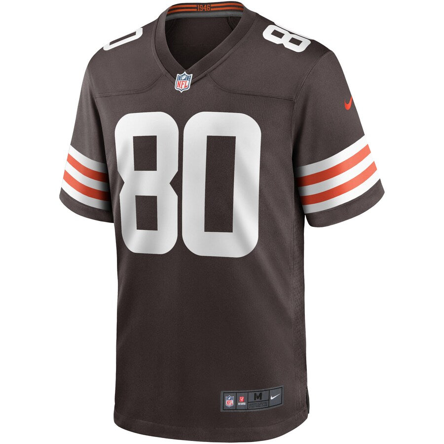 Cleveland Browns Jarvis Landry Brown Game Jersey - retro stitched football jersey for Cleveland Browns fans