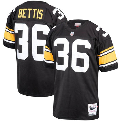 Pittsburgh Steelers Jerome Bettis Black 1996 Throwback Jersey - retro stitched football jersey for Pittsburgh Steelers fans