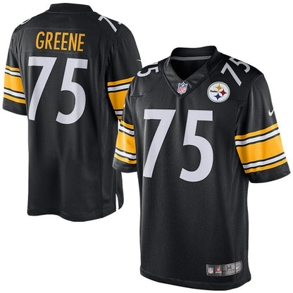 S Joe Greene Black Pittsburgh Steelers Limited Jersey - retro stitched football jersey for Pittsburgh Steelers fans