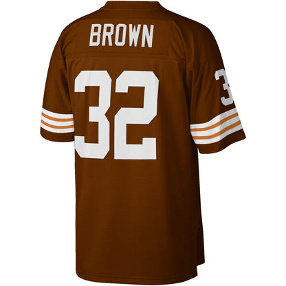 Cleveland Browns Jim Brown Brown Legacy Jersey - retro stitched football jersey for Cleveland Browns fans