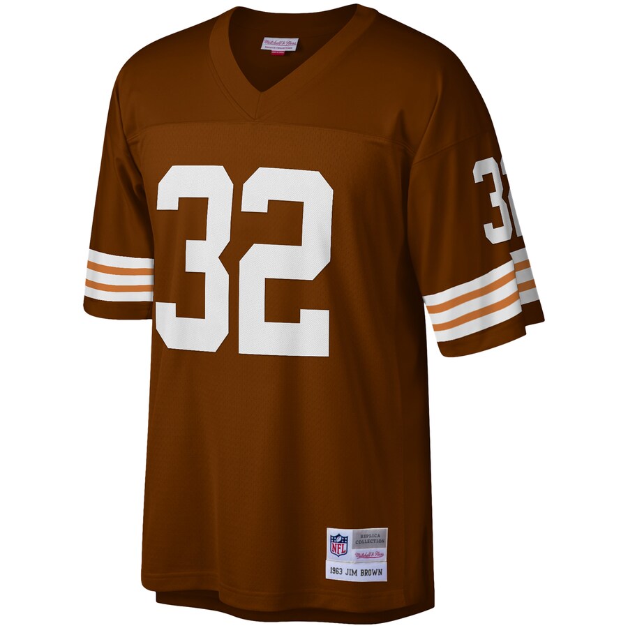 Cleveland Browns Jim Brown Brown Legacy Jersey - retro stitched football jersey for Cleveland Browns fans