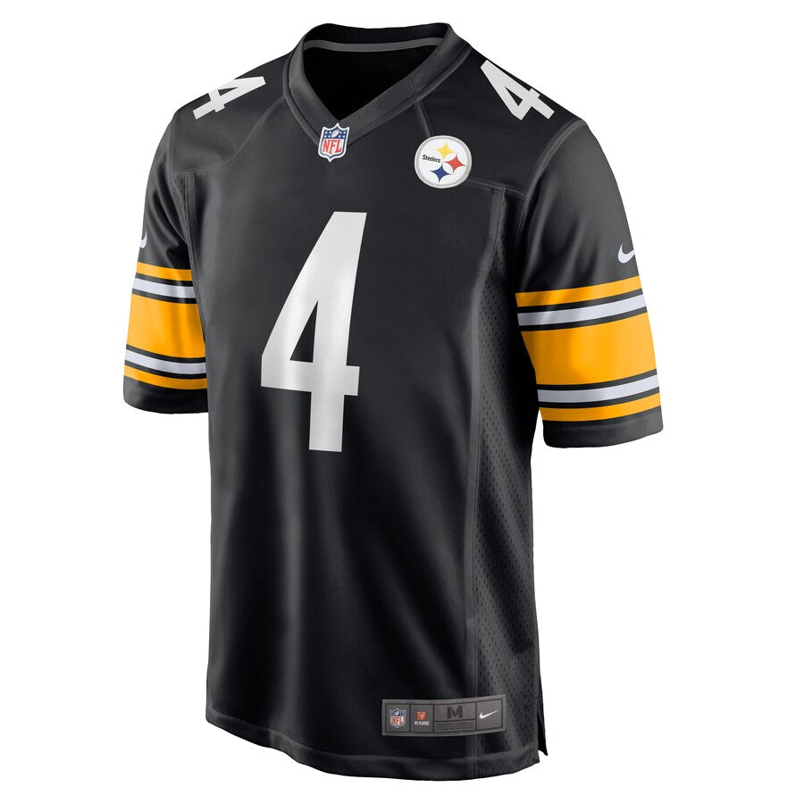 Pittsburgh Steelers Dustin Colquitt Black Team Game Jersey - retro stitched football jersey for Pittsburgh Steelers fans