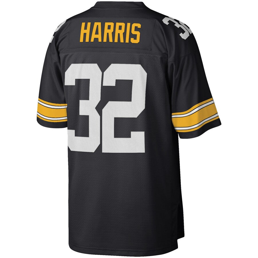 Pittsburgh Steelers Franco Harris Black Legacy Jersey - retro stitched football jersey for Pittsburgh Steelers fans