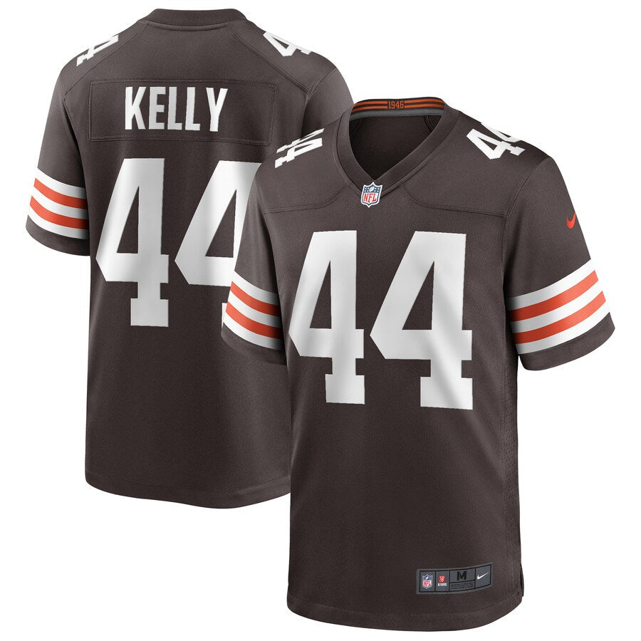 Cleveland Browns Leroy Kelly Brown Game Jersey - retro stitched football jersey for Cleveland Browns fans