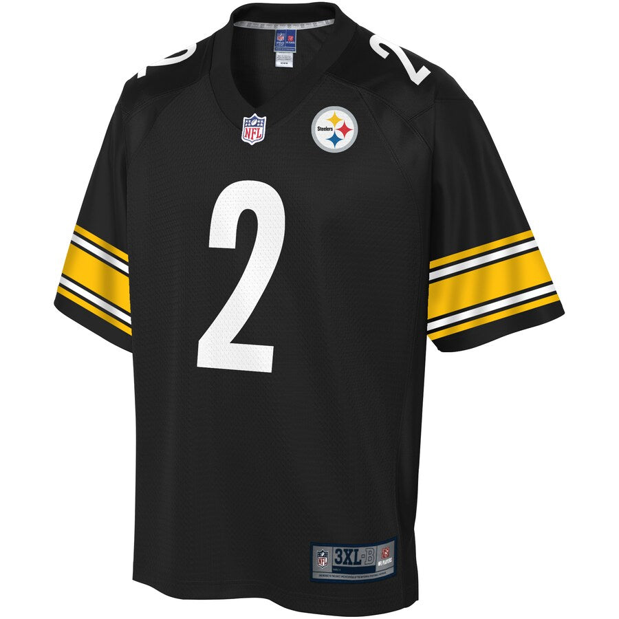 Pittsburgh Steelers Mason Rudolph NFL Pro Line Black Big Tall Jersey - retro stitched football jersey for Pittsburgh Steelers fans