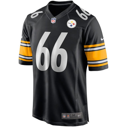 Pittsburgh Steelers Alan Faneca Black Game Jersey - retro stitched football jersey for Pittsburgh Steelers fans