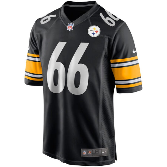 Pittsburgh Steelers Alan Faneca Black Game Jersey - retro stitched football jersey for Pittsburgh Steelers fans