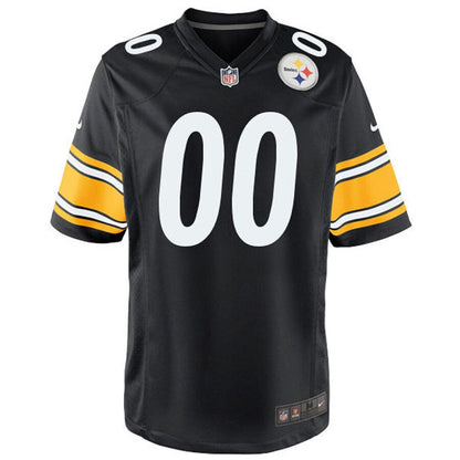 Pittsburgh Steelers Black Customized Game Jersey - retro stitched football jersey for Pittsburgh Steelers fans