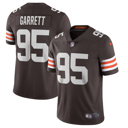 Cleveland Browns Myles Garrett Brown Limited Jersey - retro stitched football jersey for Cleveland Browns fans