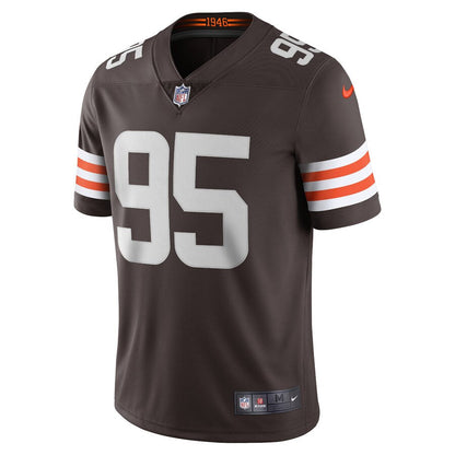 Cleveland Browns Myles Garrett Brown Limited Jersey - retro stitched football jersey for Cleveland Browns fans