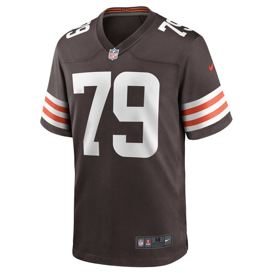 Cleveland Browns Drew Forbes Brown Game Jersey - retro stitched football jersey for Cleveland Browns fans