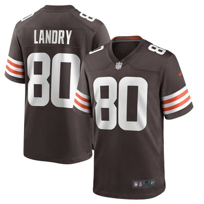 Cleveland Browns Jarvis Landry Brown Game Jersey - retro stitched football jersey for Cleveland Browns fans