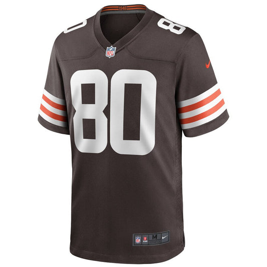 Cleveland Browns Jarvis Landry Brown Game Jersey - retro stitched football jersey for Cleveland Browns fans