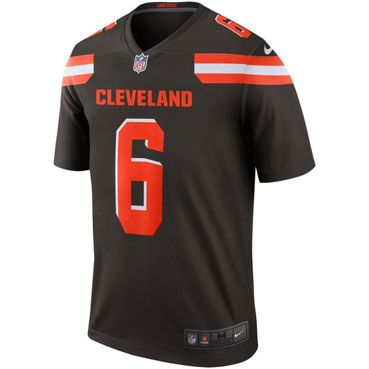 Cleveland Browns Baker Mayfield Brown Legend Jersey - retro stitched football jersey for Cleveland Browns fans