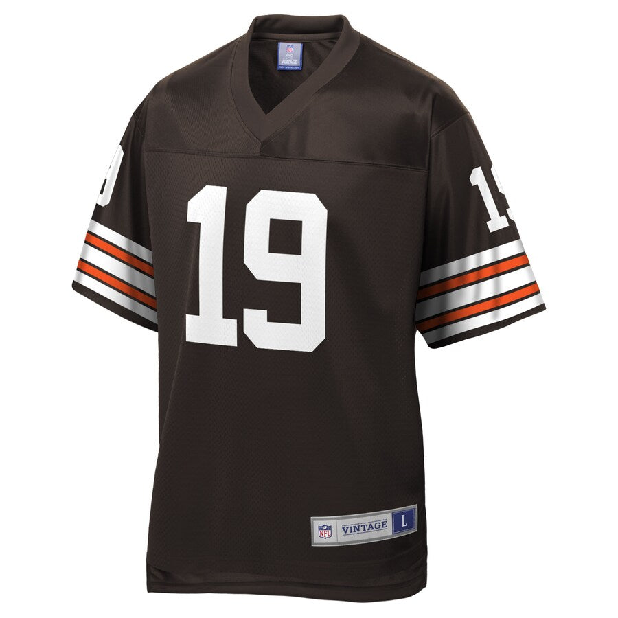 Cleveland Browns Bernie Kosar NFL Pro Line Brown Jersey - retro stitched football jersey for Cleveland Browns fans
