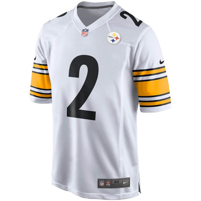 Pittsburgh Steelers Mason Rudolph White Game Jersey - retro stitched football jersey for Pittsburgh Steelers fans
