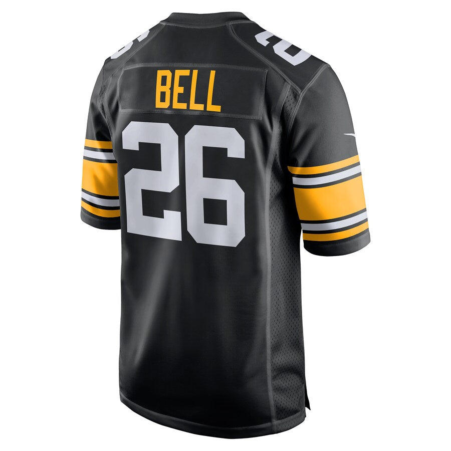Pittsburgh Steelers Leveon Bell Black Alternate Game Jersey - retro stitched football jersey for Pittsburgh Steelers fans