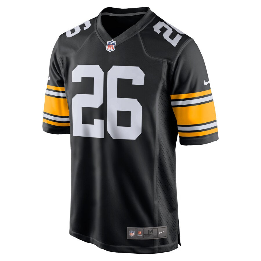 Pittsburgh Steelers Leveon Bell Black Alternate Game Jersey - retro stitched football jersey for Pittsburgh Steelers fans