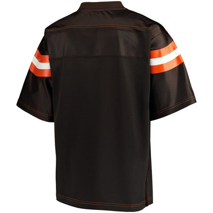 Cleveland Browns NFL Pro Line Brown Team Icon Jersey - retro stitched football jersey for Cleveland Browns fans