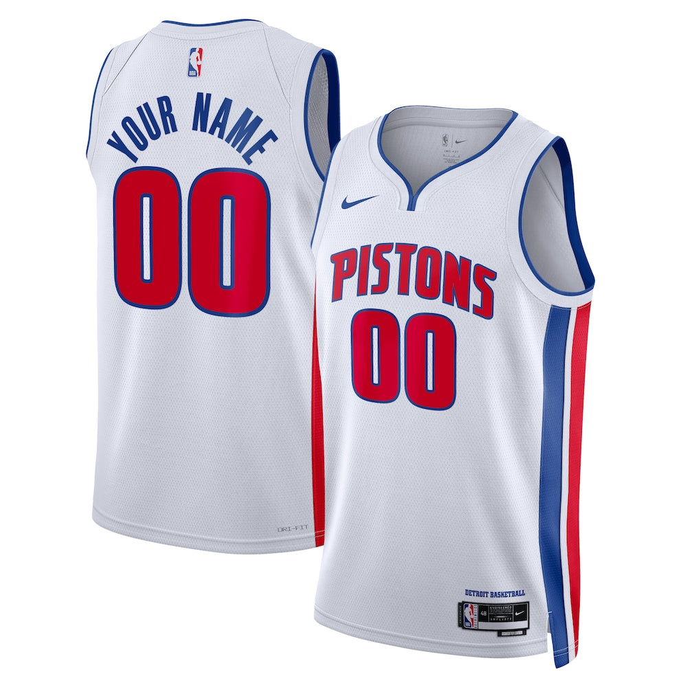 Detroit Pistons NBA jersey front view