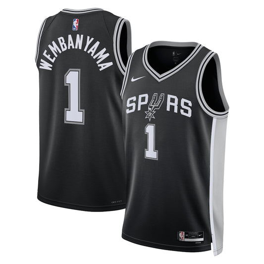 San Antonio Spurs Victor Wembanyama NBA jersey front view