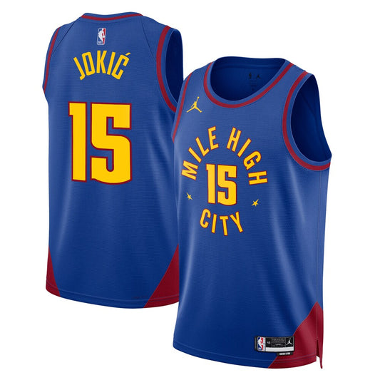 Denver Nuggets Nikola Jokic NBA jersey front view