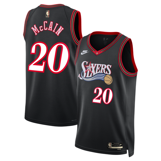 Philadelphia 76ers Jared McCain NBA jersey front view
