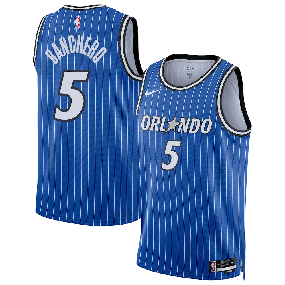 Orlando Magic Paolo Banchero NBA jersey front view
