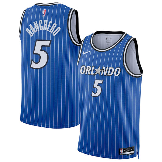 ORL Replica Icon Edition Swingman Jersey - Blue - Paolo Banchero - Unisex RTJ Basketball 74