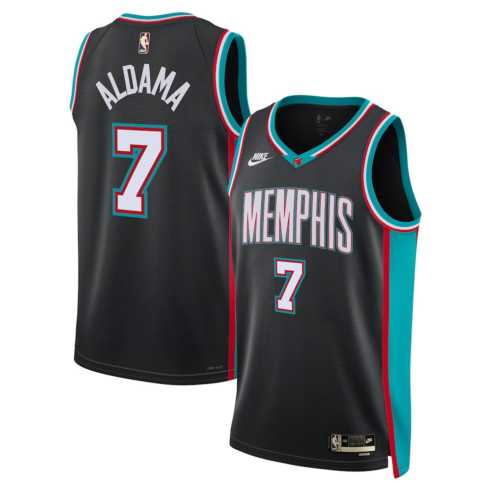 Memphis Grizzlies Santi Aldama NBA jersey front view