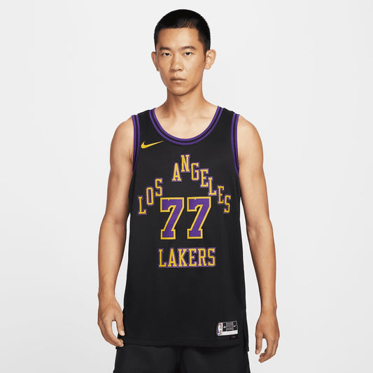 Los Angeles Lakers Luka Doni NBA jersey front view