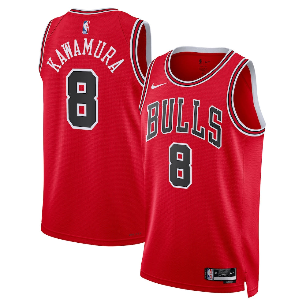 Chicago Bulls Yuki Kawamura NBA jersey front view