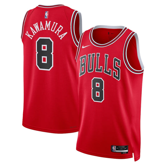 Chicago Bulls Yuki Kawamura NBA jersey front view