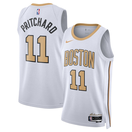 Boston Celtics Payton Pritchard NBA jersey front view