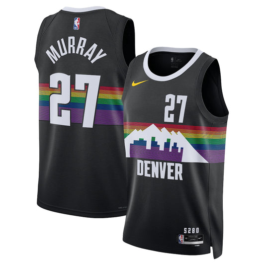 Denver Nuggets Jamal Murray NBA jersey front view
