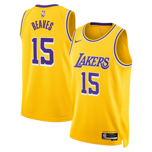 Los Angeles Lakers Austin Reaves NBA jersey front view