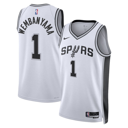 San Antonio Spurs Victor Wembanyama NBA jersey front view
