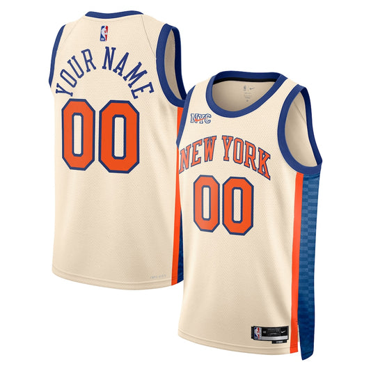 NYK 2025/26 City Edition Swingman Jersey - Custom - Unisex RTJ Basketball 49