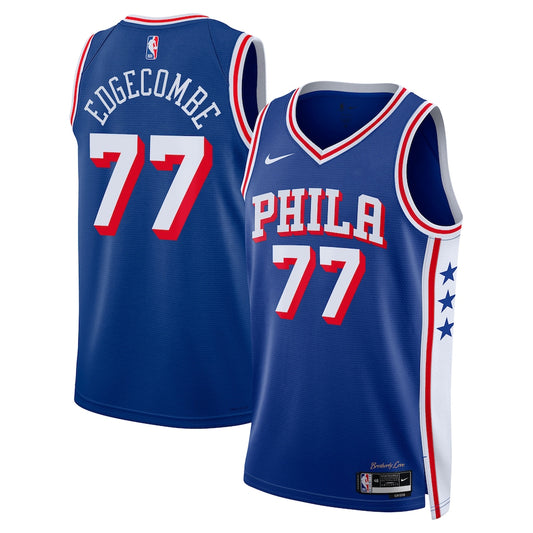 Philadelphia 76ers Vj Edgecombe NBA jersey front view