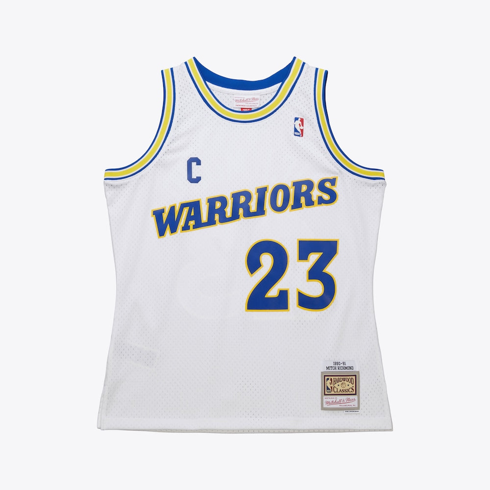Golden State Warriors Mitch Richmond NBA jersey front view