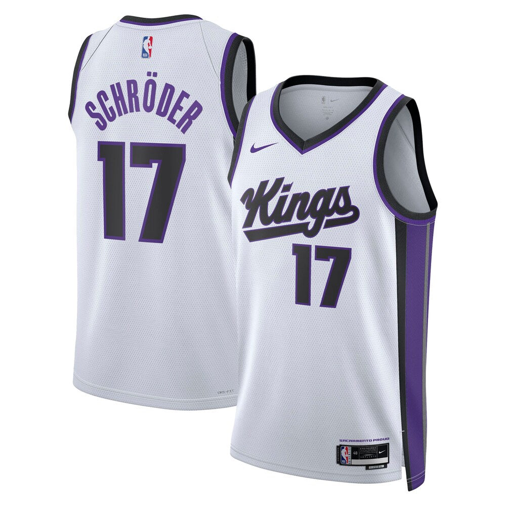 Sacramento Kings Dennis Schrder NBA jersey front view