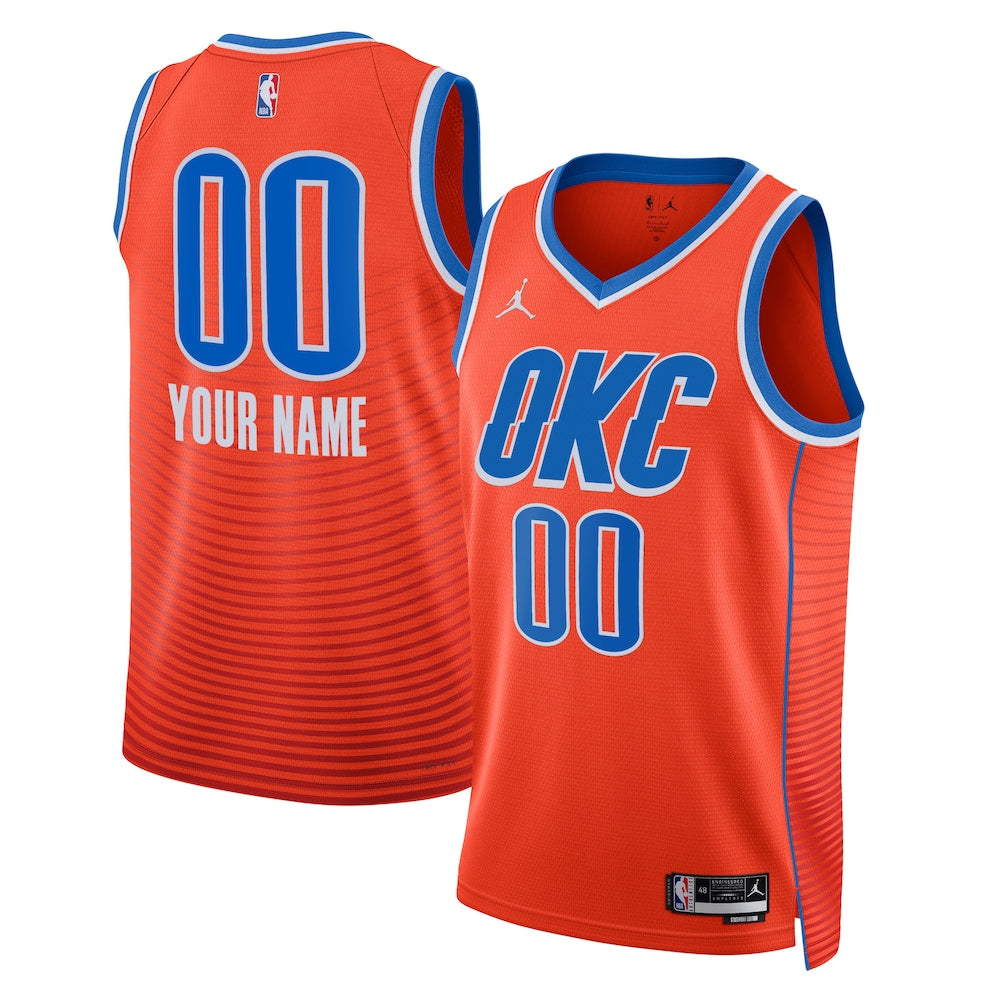 Oklahoma City Thunder NBA jersey front view