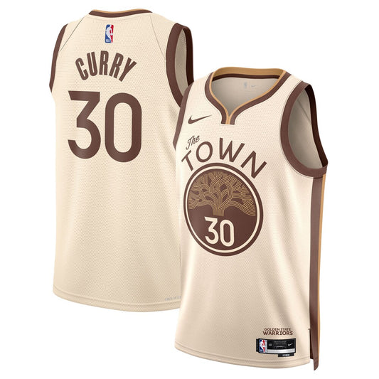 Golden State Warriors Stephen Curry NBA jersey front view