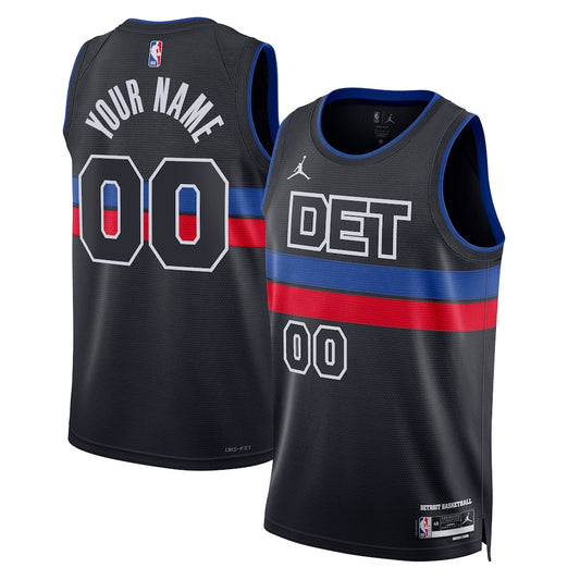 DET Jordan Statement Swingman Jersey - Custom - Unisex RTJ Basketball 120