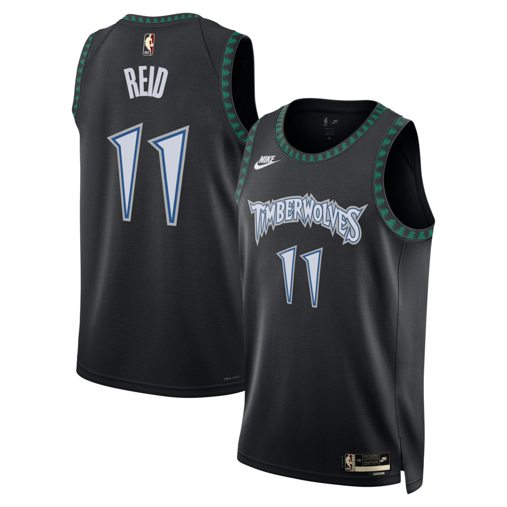Minnesota Timberwolves Naz Reid NBA jersey front view
