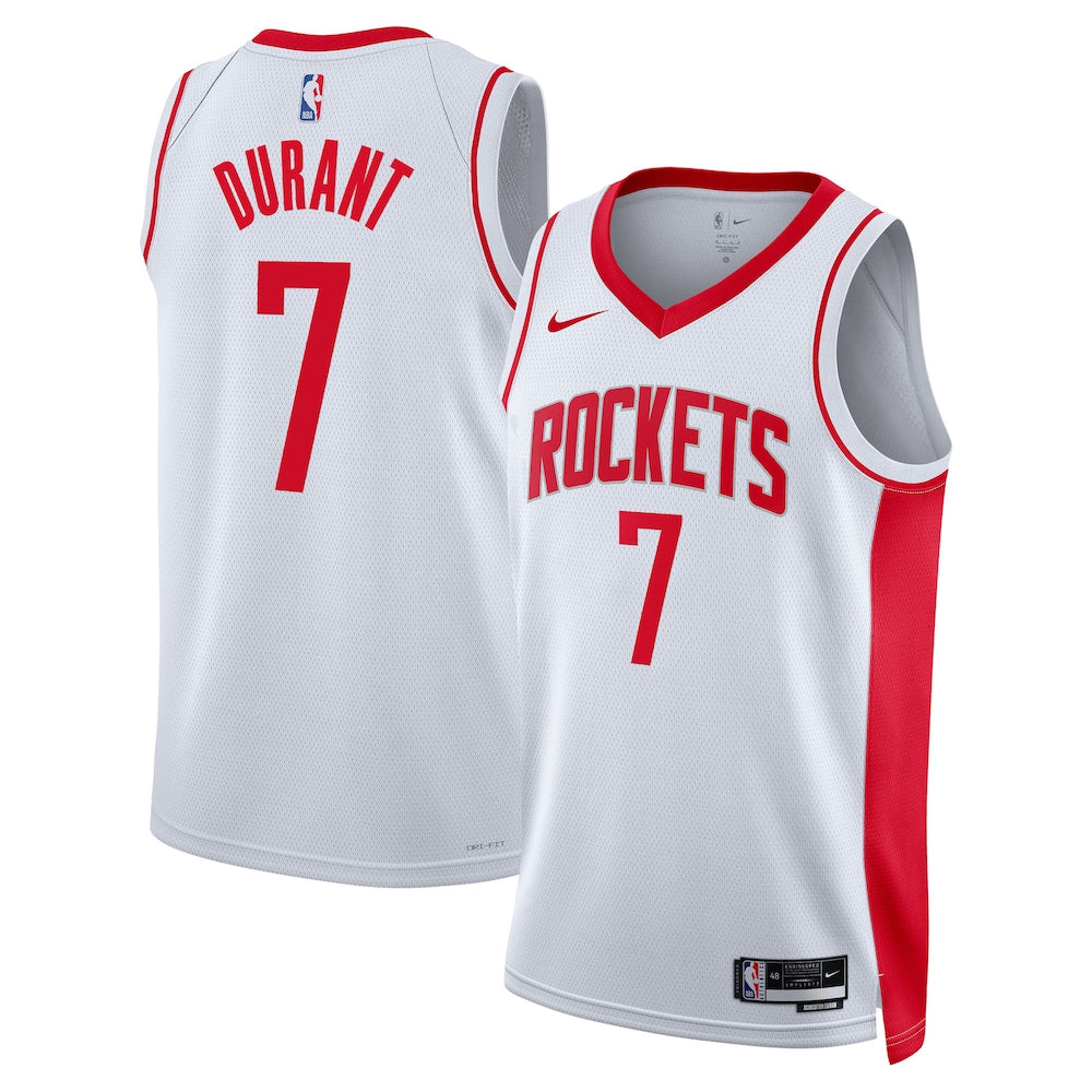Houston Rockets Kevin Durant NBA jersey front view