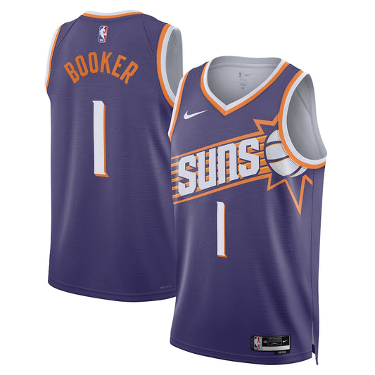 PHX Icon Edition Swingman Jersey - Purple - Devin Booker - Unisex RTJ Basketball 226