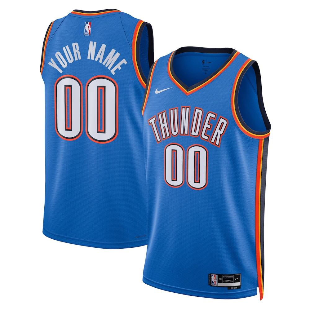 Oklahoma City Thunder NBA jersey front view