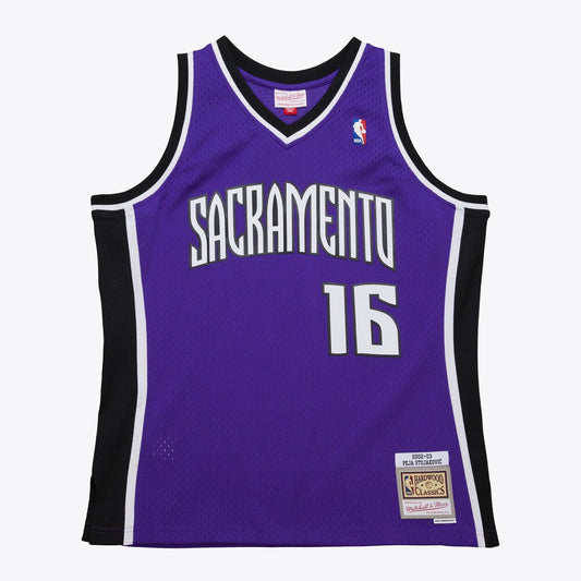 SAC M&N Swingman Jersey Peja Stojakovic 2002 RTJ Basketball 258