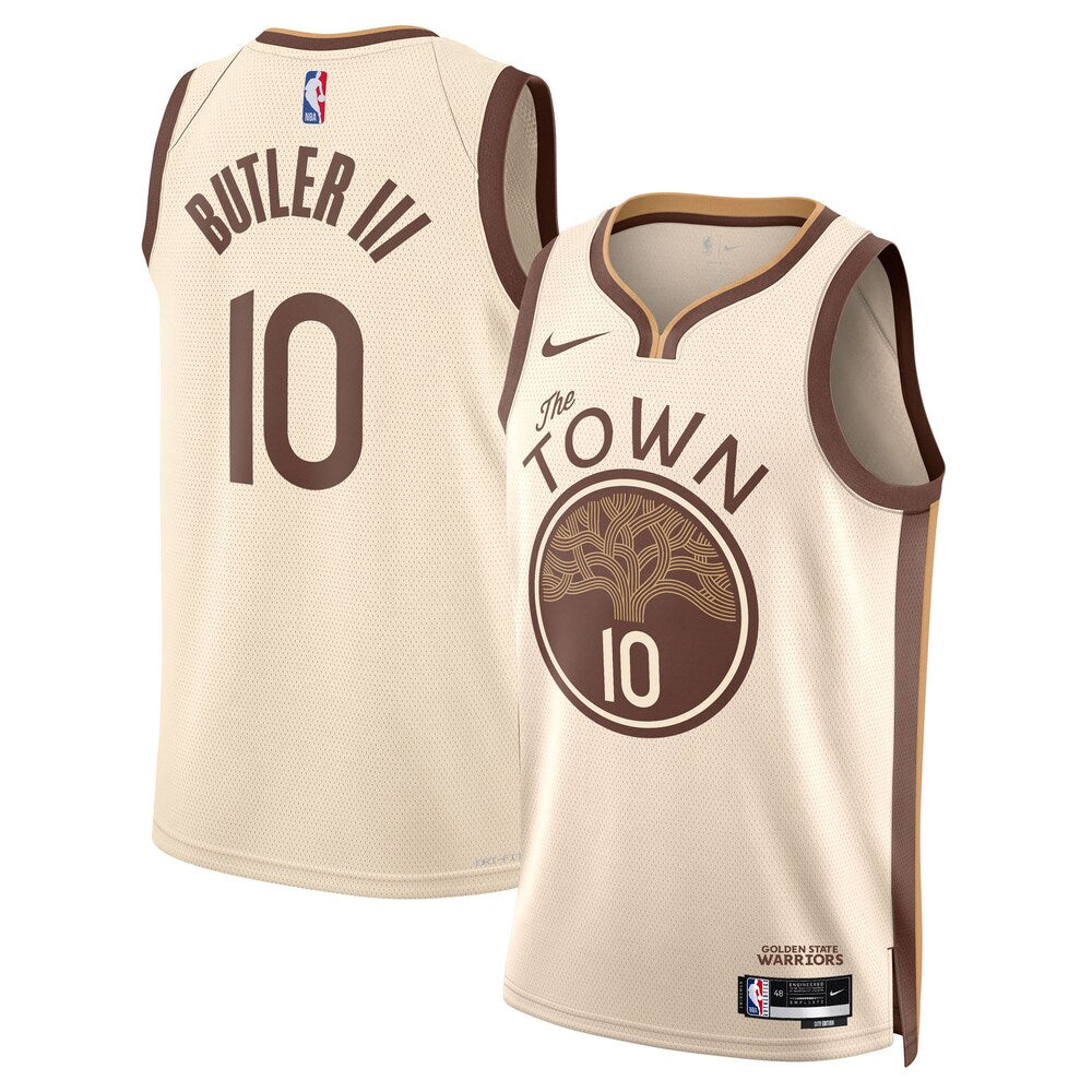 Golden State Warriors Jimmy Butler III NBA jersey front view